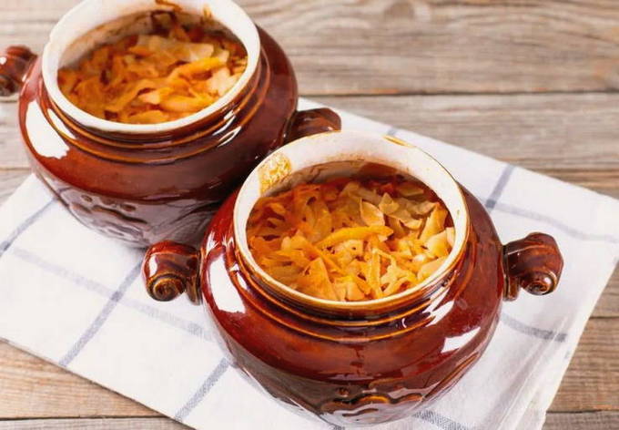 Капуста с фаршем в духовке