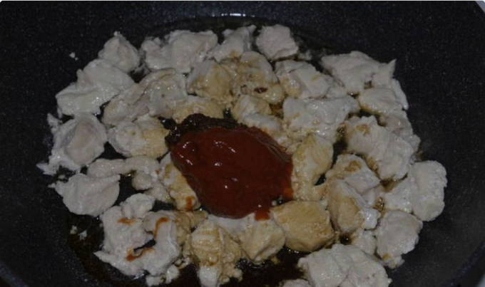 Паста с куриной грудкой Паста с куриной грудкой
