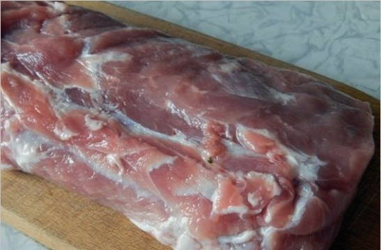 Мясо в духовке «Гармошка»