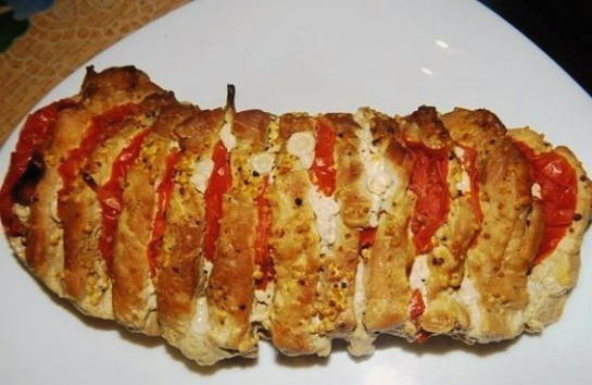 Мясо в духовке «Гармошка»