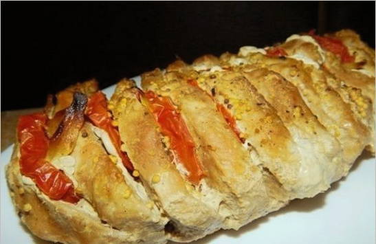 Мясо в духовке «Гармошка»