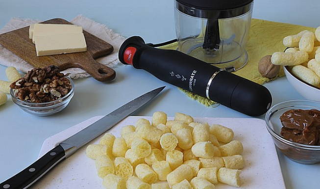 Торт из кукурузных палочек со сгущенкой Торт из кукурузных палочек со сгущенкой