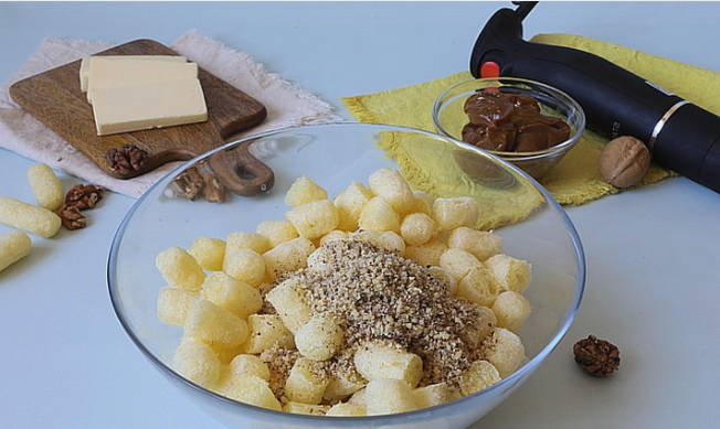 Торт из кукурузных палочек со сгущенкой Торт из кукурузных палочек со сгущенкой