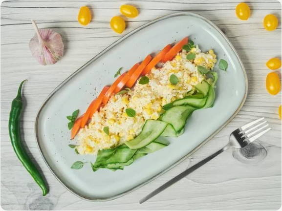 Рис с кукурузой