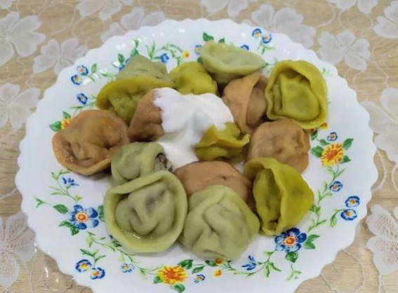 Цветные пельмени Цветные пельмени