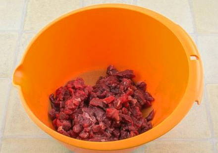 Эчпочмак с мясом и картошкой