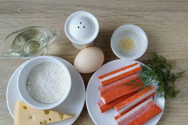 Жареные крабовые палочки Жареные крабовые палочки