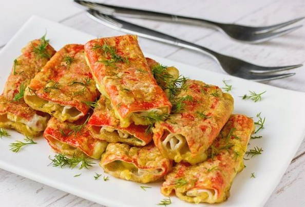 Жареные крабовые палочки Жареные крабовые палочки