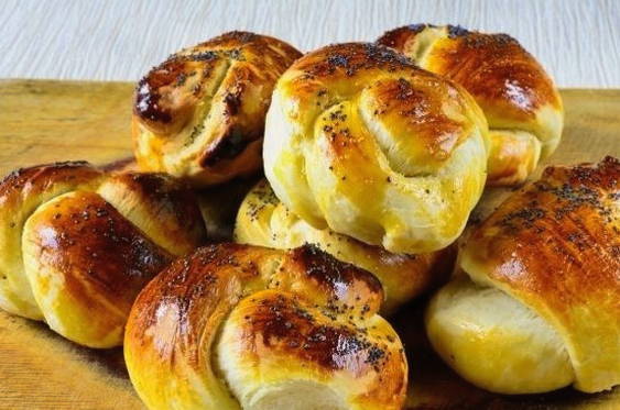 Булочки сладкие из дрожжевого теста