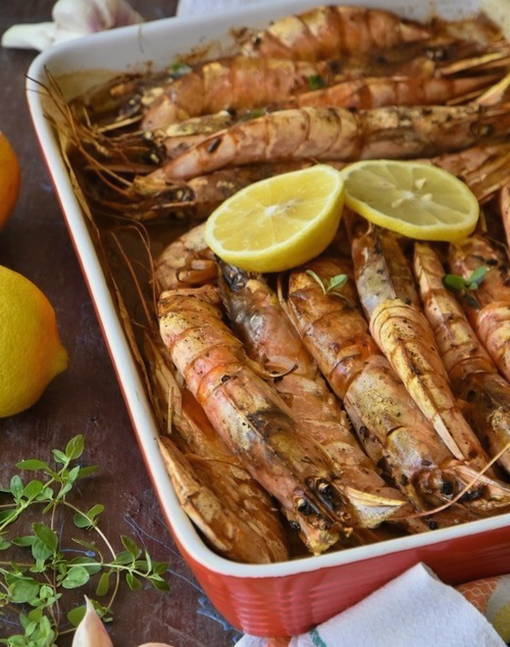 Лангустины в духовке