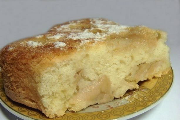 Заливная шарлотка