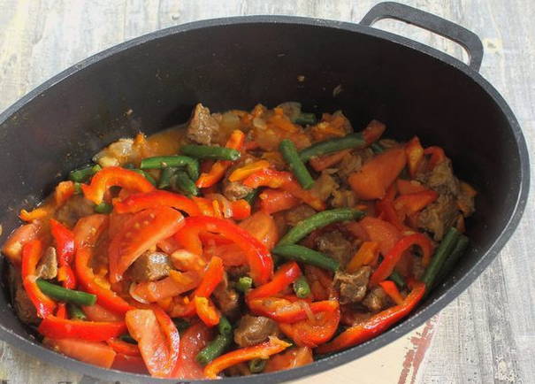 Рис с овощами с мясом Рис с овощами с мясом