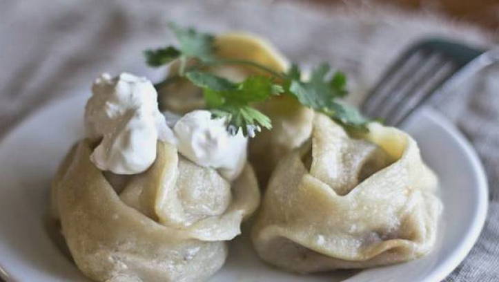 Манты в пароварке