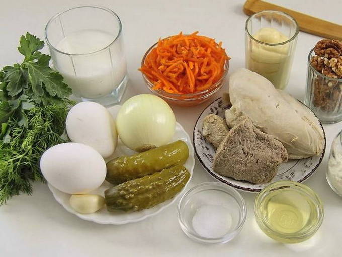 Салат «Кояш» Салат «Кояш»
