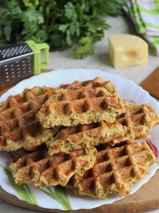 ПП творожные вафли в вафельнице