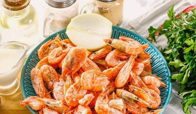 Креветки в чесночном соусе