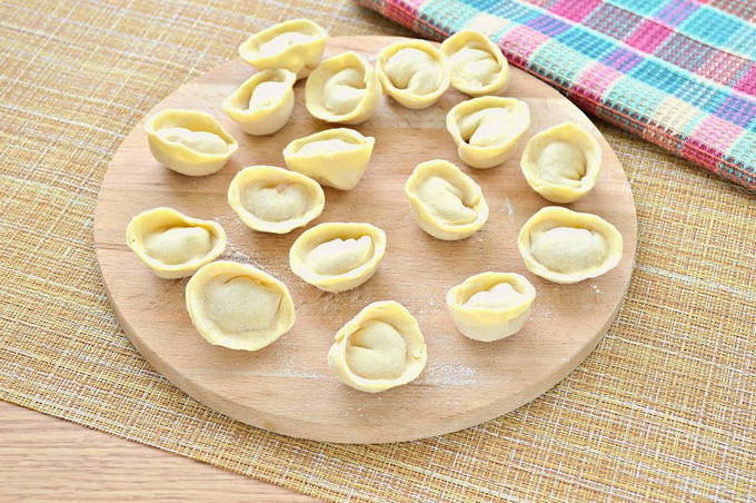 Пельмени с курицей