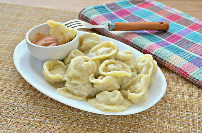 Пельмени с курицей