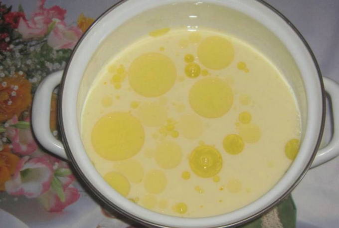 Блинный торт со сгущенкой