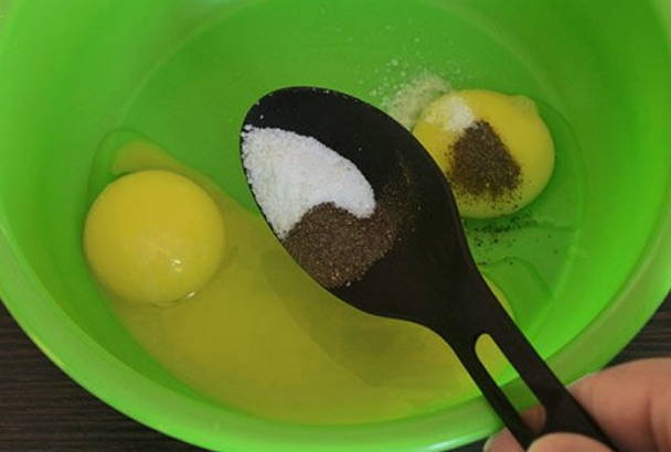 Кляр для цветной капусты с яйцом