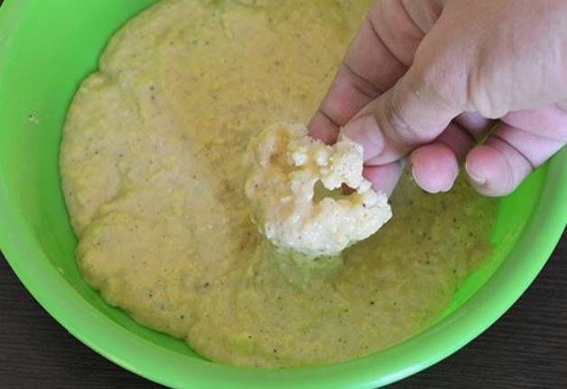 Кляр для цветной капусты с яйцом