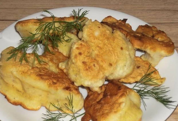 Цветная капуста в кляре с хрустящей корочкой