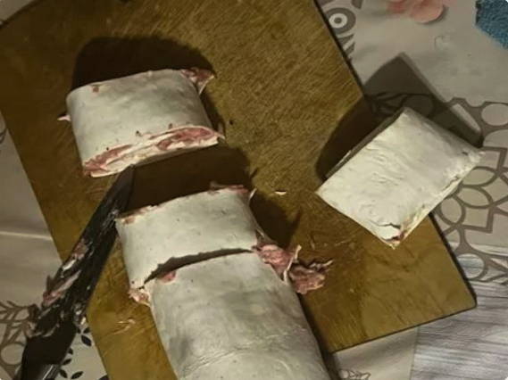 Пирог из лаваша с фаршем