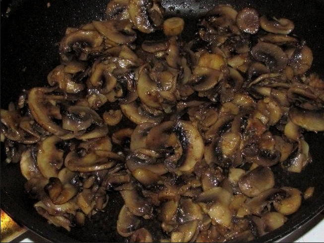 Макароны с сыром и грибами Макароны с сыром и грибами