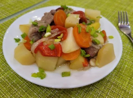 Мясо с овощами в рукаве в духовке Мясо с овощами в рукаве в духовке