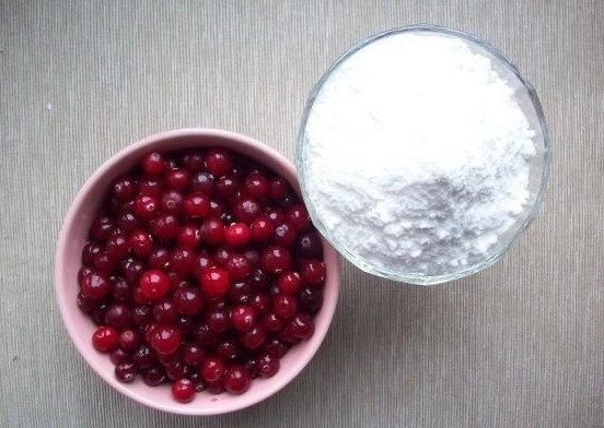 Клюква в сахарной пудре в домашних условиях