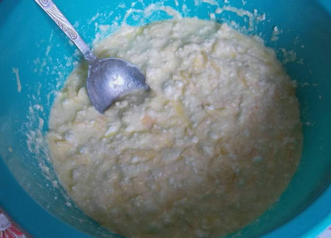 Творожно-сырная лепешка на сковороде