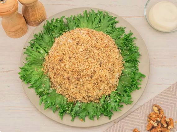 Салат «Черепашка» с курицей
