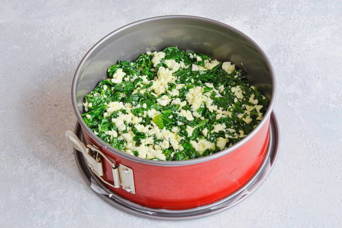 Пирог со шпинатом и сыром Пирог со шпинатом и сыром