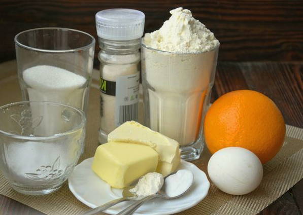 Апельсиновое печенье