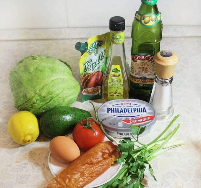 Салат с карпаччо из курицы Салат с карпаччо из курицы