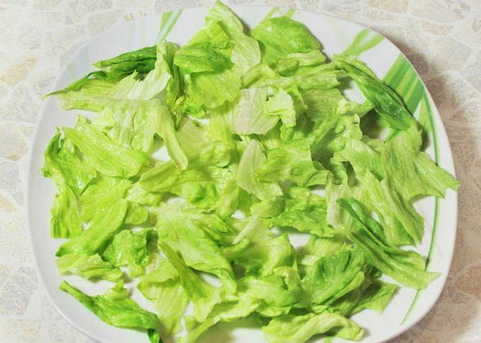 Салат с карпаччо из курицы Салат с карпаччо из курицы