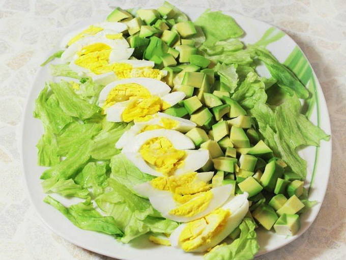 Салат с карпаччо из курицы Салат с карпаччо из курицы