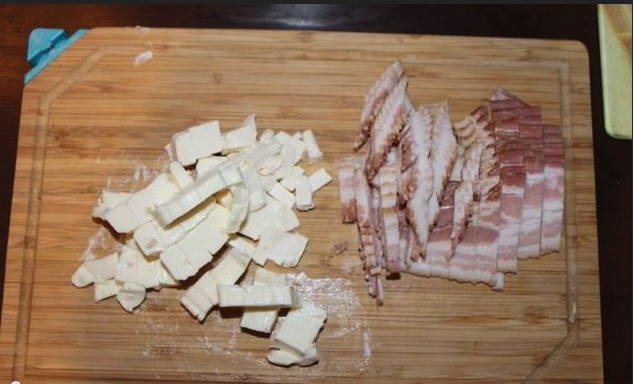 Сырный суп с беконом Сырный суп с беконом