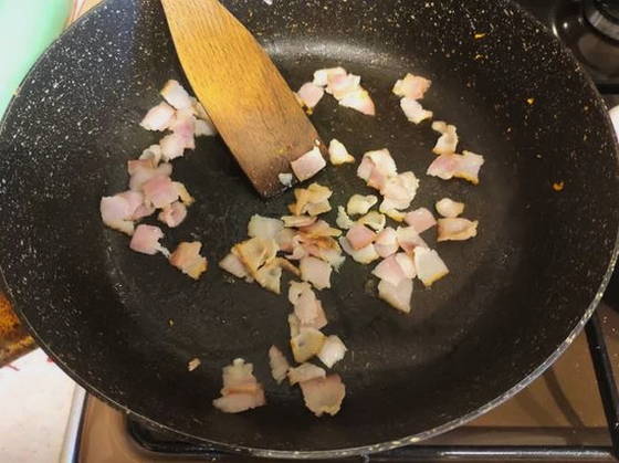 Сырный суп с беконом Сырный суп с беконом