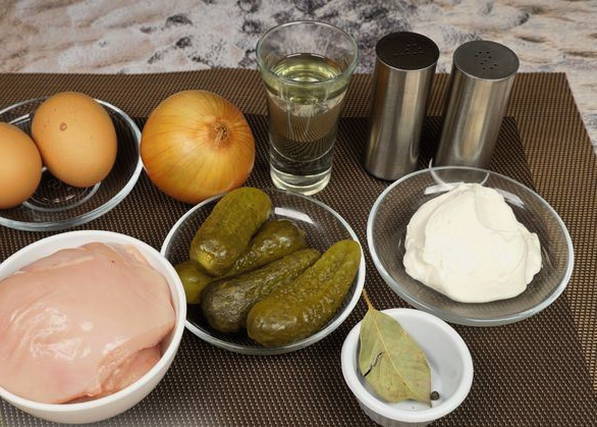 Салат с курицей «Министерский» Салат с курицей «Министерский»