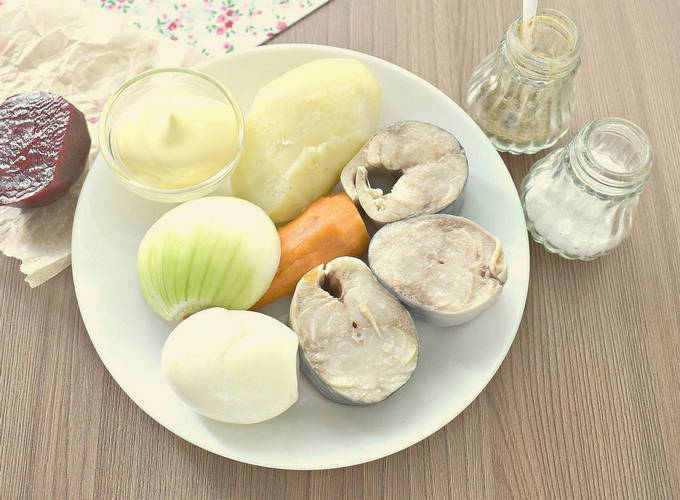 Скумбрия под шубой