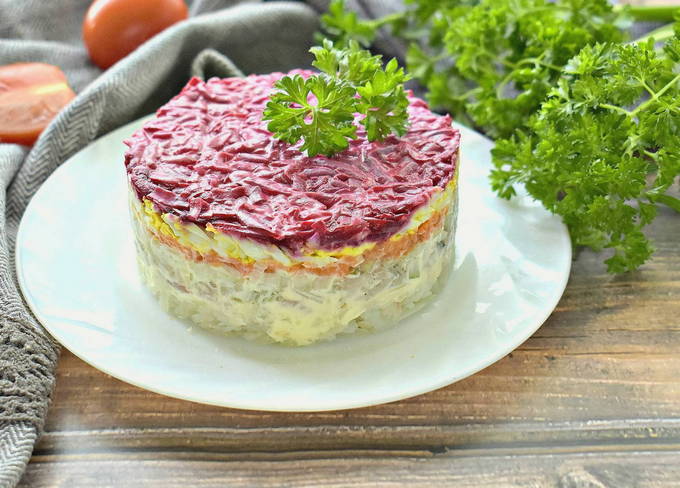 Скумбрия под шубой