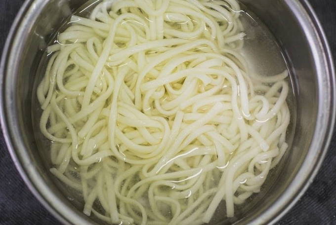 Удон с говядиной и овощами Удон с говядиной и овощами
