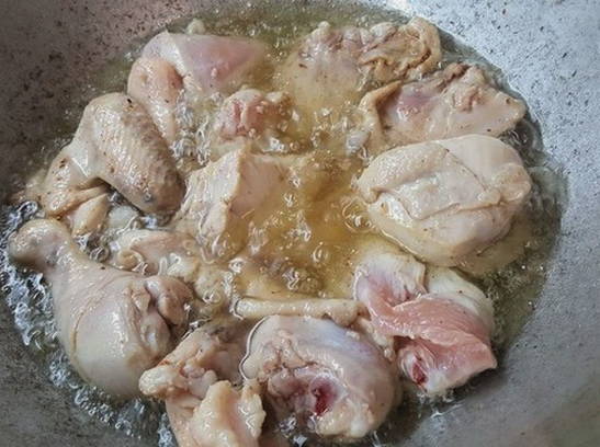 Казан кебаб из курицы с картошкой в казане Казан кебаб из курицы с картошкой в казане