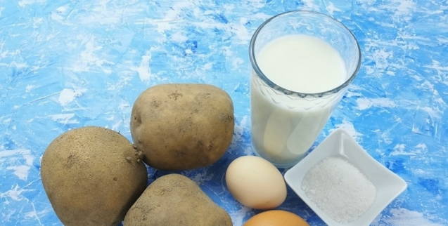 Пюре с яйцом и молоком Пюре с яйцом и молоком