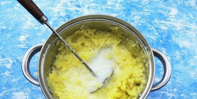 Пюре с яйцом и молоком Пюре с яйцом и молоком