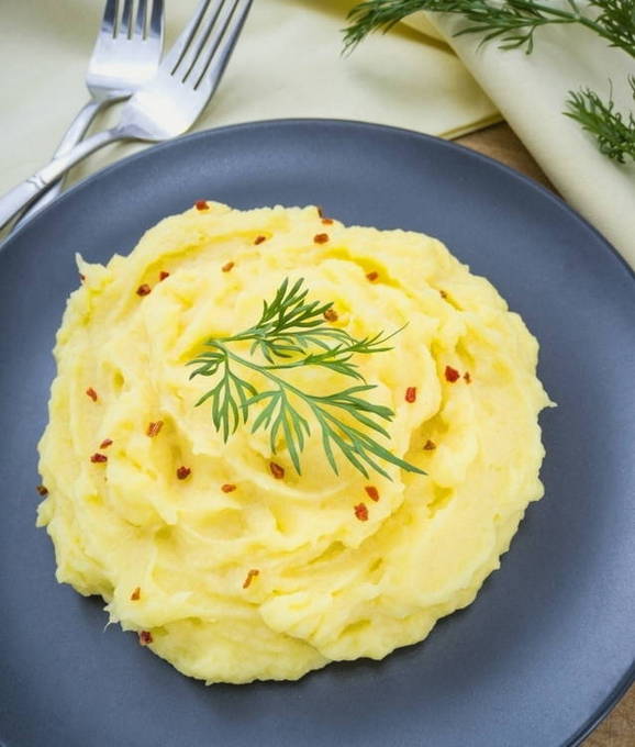 Пюре с яйцом и молоком Пюре с яйцом и молоком