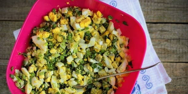 Начинка для пирожков с луком и яйцом