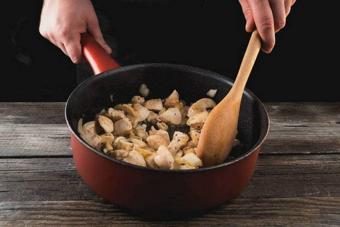 Пирог киш с курицей и грибами Пирог киш с курицей и грибами