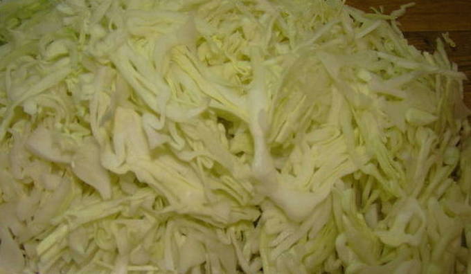 Тушеная капуста с шампиньонами